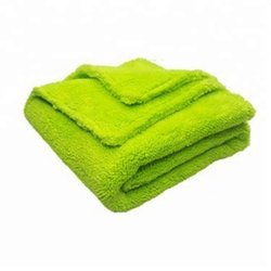 MIKROFIBRA GREEN PLUSH FINISHER 40cm x 40cm, BEZSZWOWA 800 g/m2