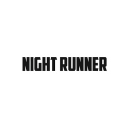 Naklejka Night Runner 45cm czarna